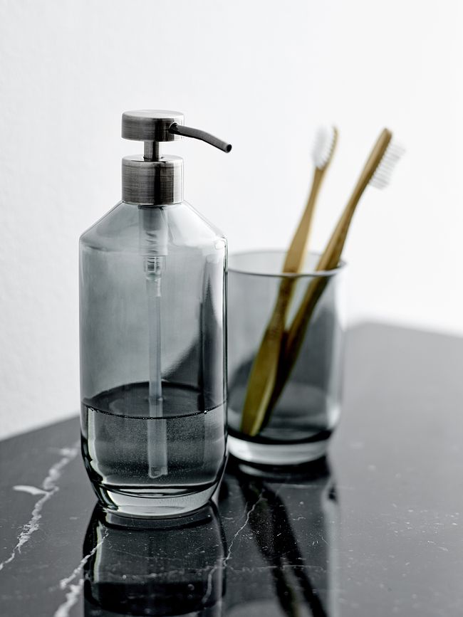 Portacepillos Vintage, pequeño, verde