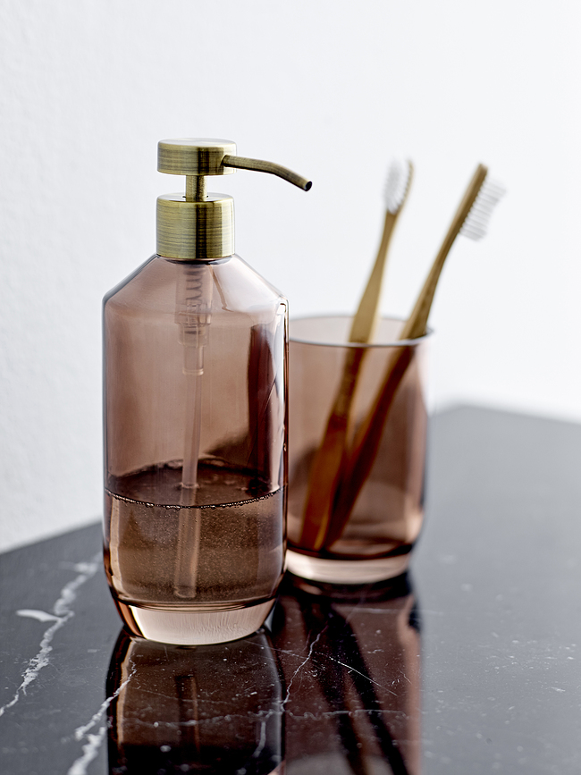 Portacepillos Vintage, pequeño, verde