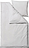 Постільна білизна Clear 155 x 220 см, біла з наволочкою 80 x 80 см