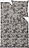 Постільна білизна History Bloom 135 x 200 см, сіра з наволочкою 80 x 80 см