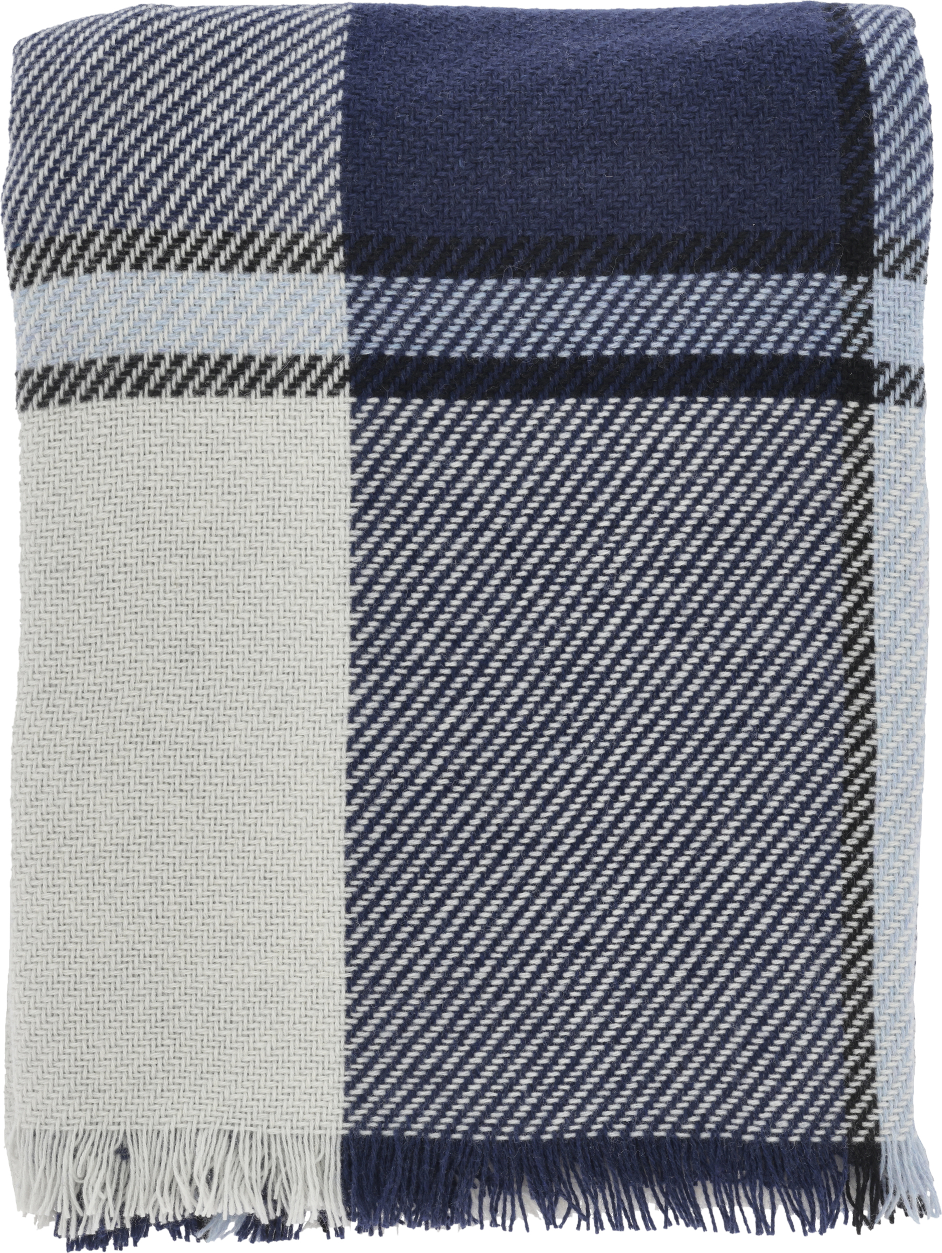 Precise Decke 130 x 170 cm blau-grau