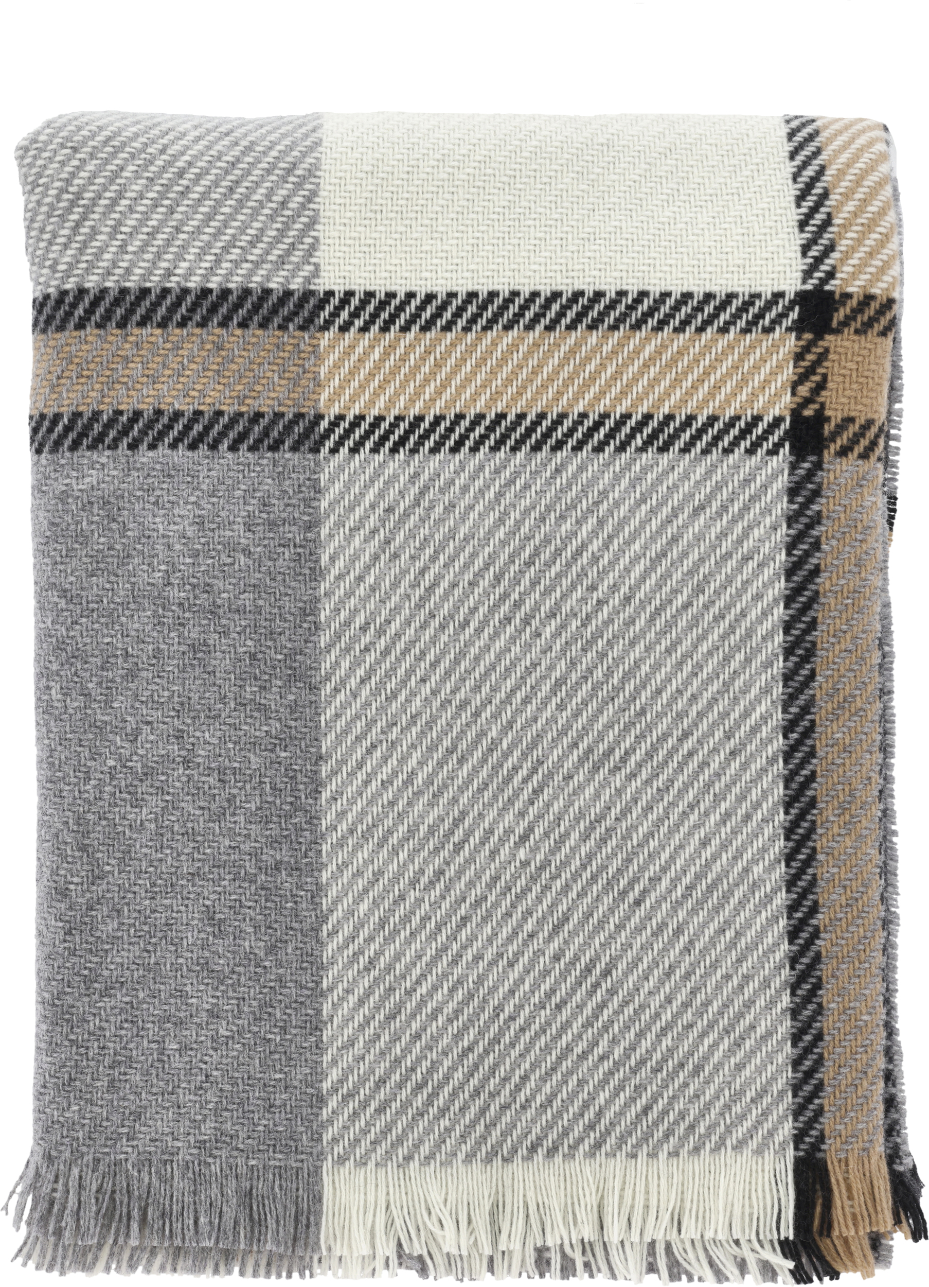 Precise Decke 130 x 170 cm grau-beige
