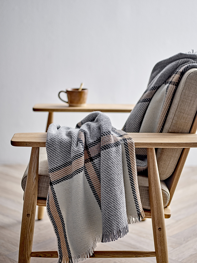 Precise Plaid 130 x 170 cm, gris-beige