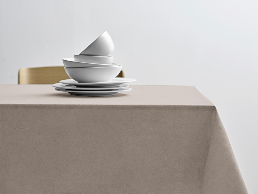 Pure Linen Prt, lanen, bež, 140 x 320 cm