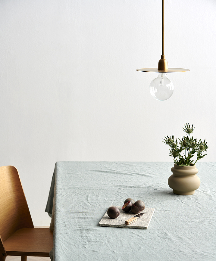 Pure Linen Prt, lanen, bež, 140 x 320 cm