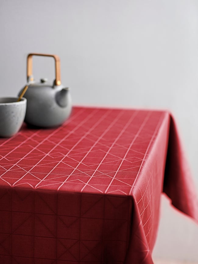 Refined Damask Prt, 140 x 370 cm, taupe