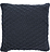 Scallop Prydnadskudde 45 x 45 cm, indigo