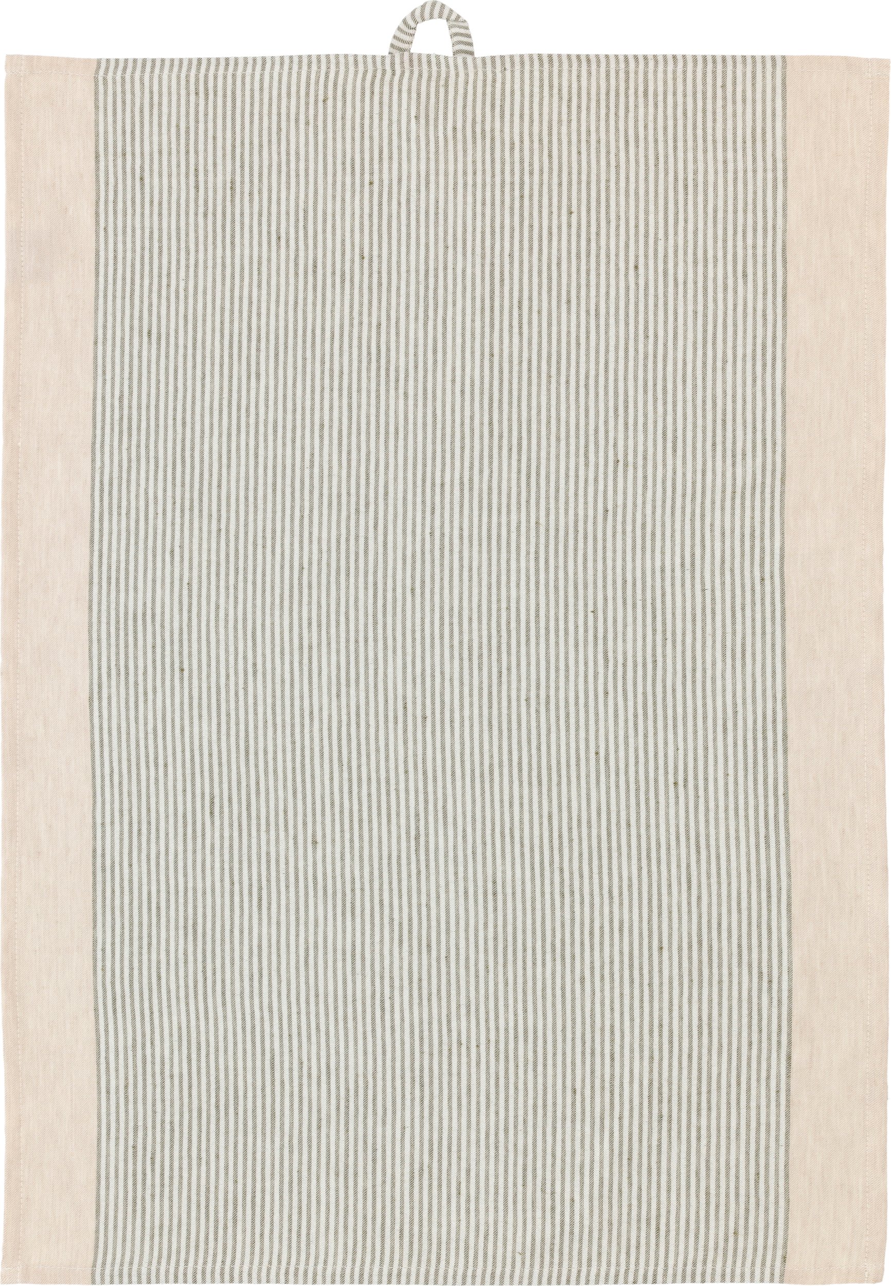 Ścierka kuchenna Statement w paski 50 x 70 cm beżowa