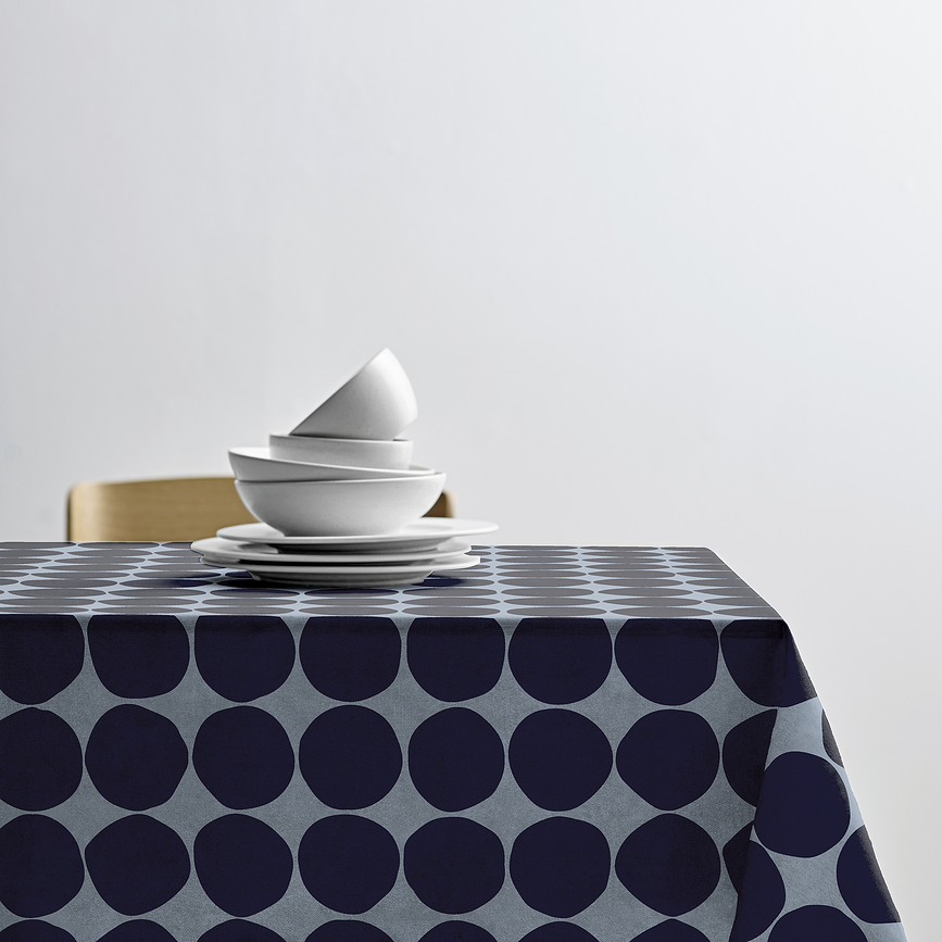 Södahl Bubbles Nappe 100 x 140 cm, bleue