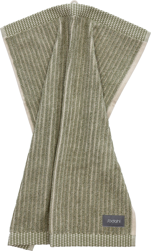 Södahl Melange Serviettes de Toilette 40 x 60 cm, gris-bleu, Lot de 2