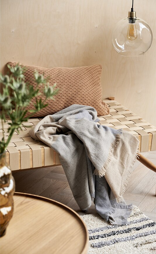 Södahl Merino Plaid, 130 x 200 cm, gris