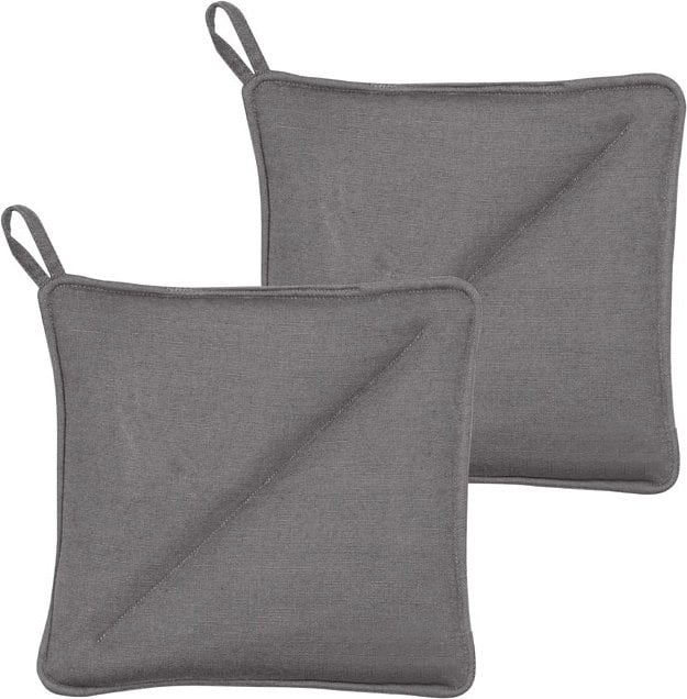 Soft Küchenhandschuhe grau 2 St.
