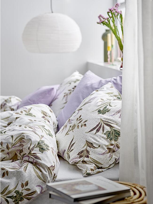 Soft Tropic Posteljina 140 x 200 cm lavanda jastučnica 60 x 63 cm