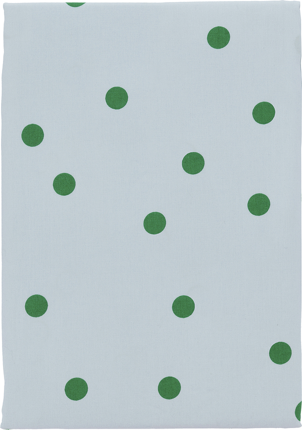 Solaris Parure de Lit à Pois, bleue, 140 x 220 cm, 1 taie d'oreiller 60 x 63 cm
