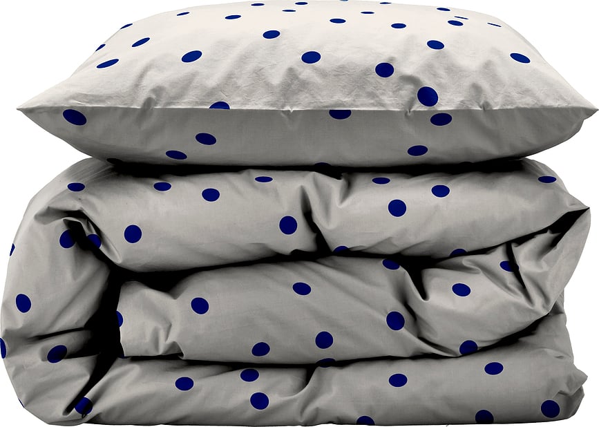 Solaris Posteljina na točkice 140 x 220 cm krem s jastučnicom 60 x 63 cm