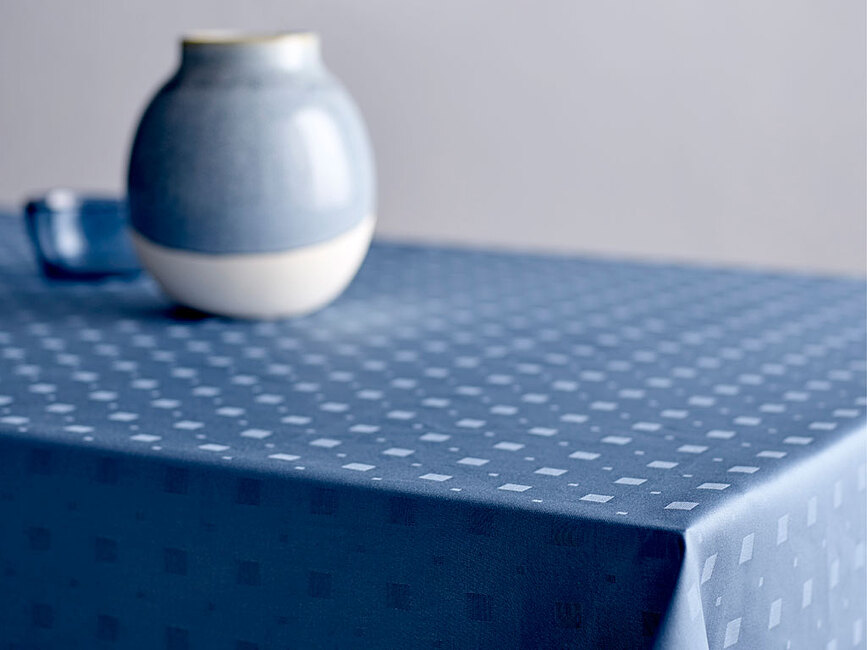 Prt odporen na madeže, 140 x 320 cm, indigo