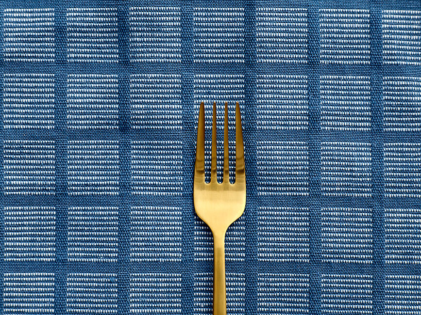 Squares Σουπλά, 33 x 48 cm, ίντιγκο