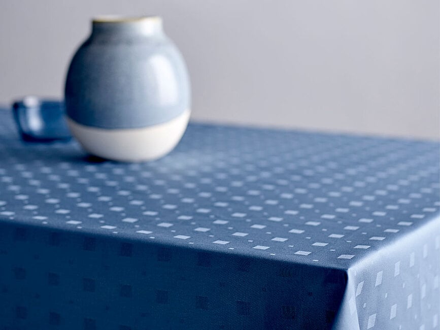 Squares Τραπεζομάντιλο, 140 x 320 cm, ιντιγκο