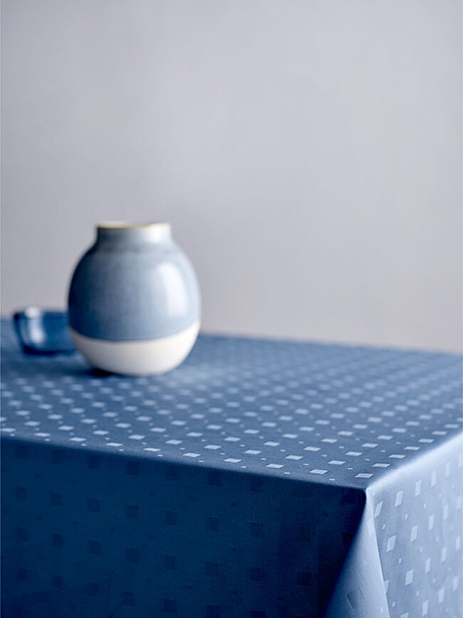 Squares Τραπεζομάντιλο, 140 x 320 cm, ιντιγκο