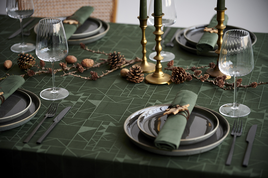 Star Damask Nappe 140 x 220 cm, beige