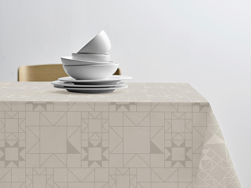 Star Damask Prt, 140 x 220 cm, bež