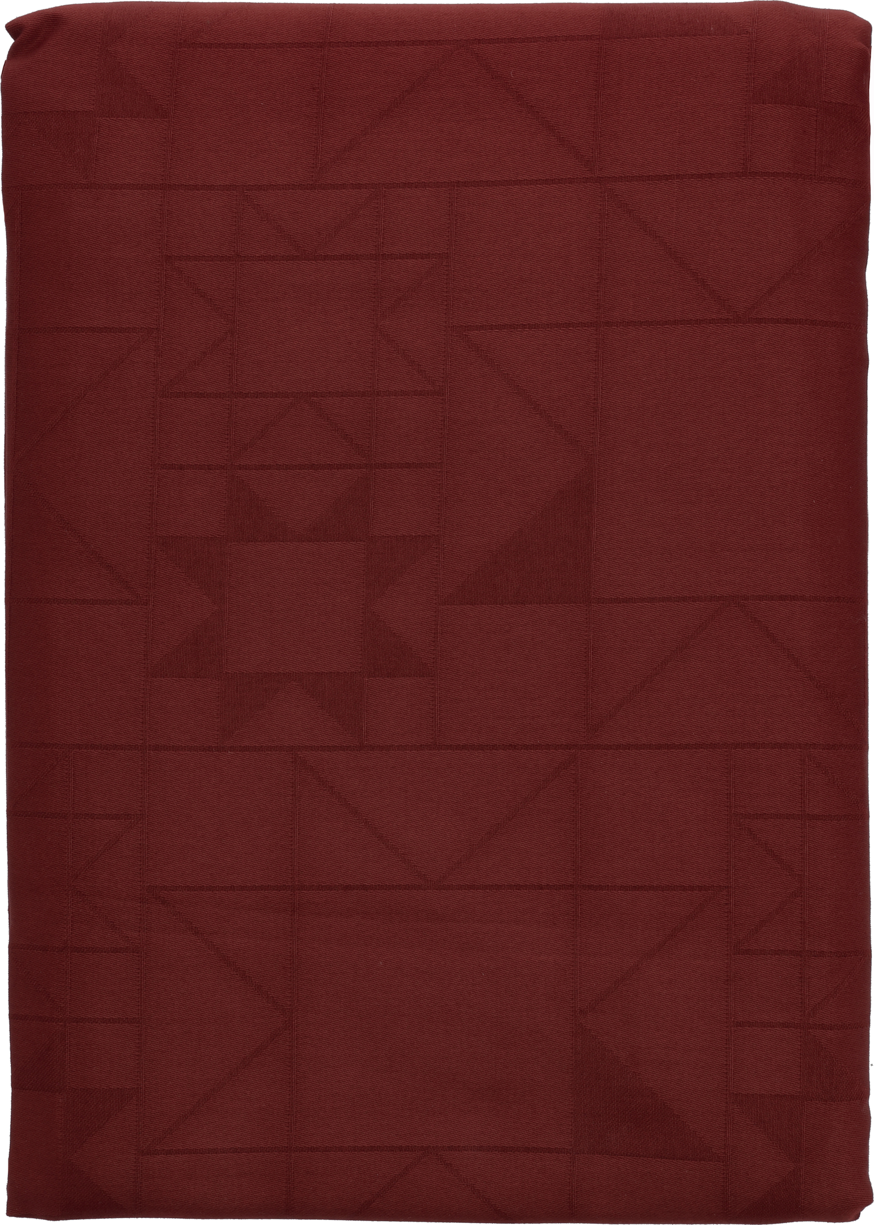 Star Damask Tischdecke 140 x 270 cm rot