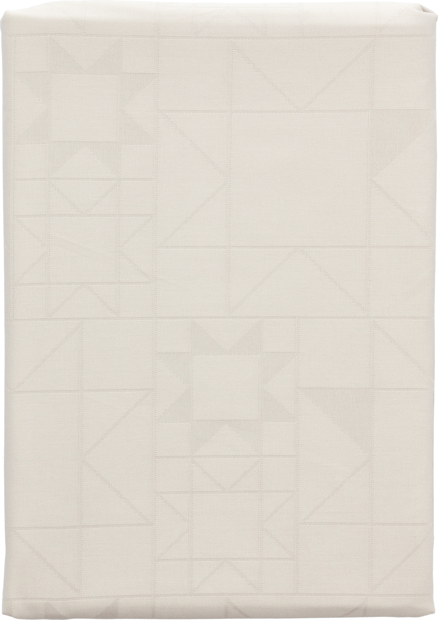 Star Damask Tischdecke 160 cm beige