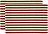Statement Bordstabletter randiga 33 x 48 cm, röda, 2 st