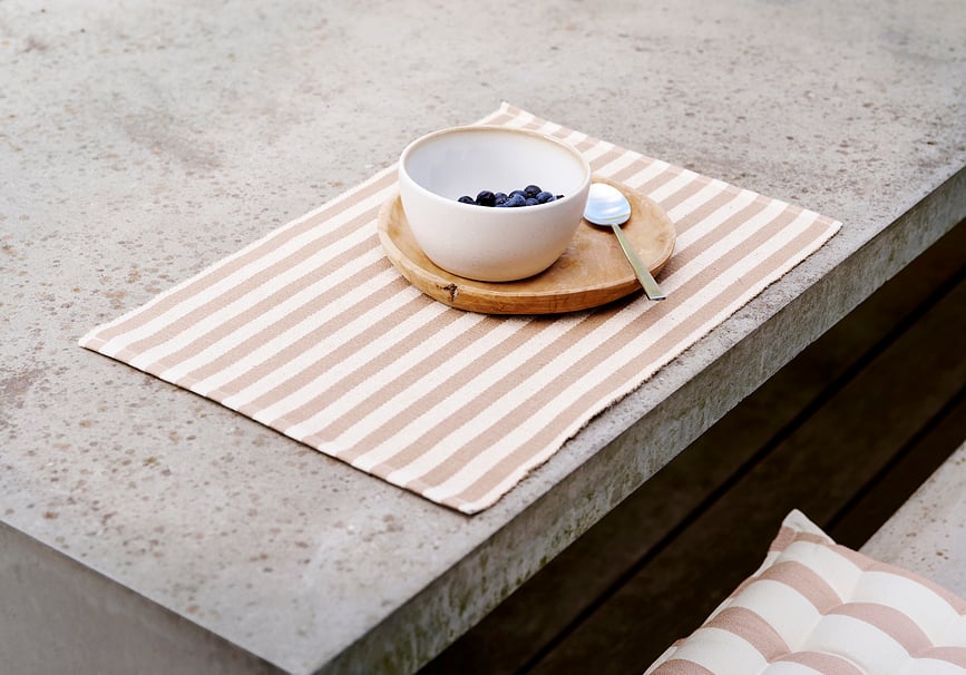 Statement Podmetači prugasti zeleni 33 x 48 cm 2 kom.