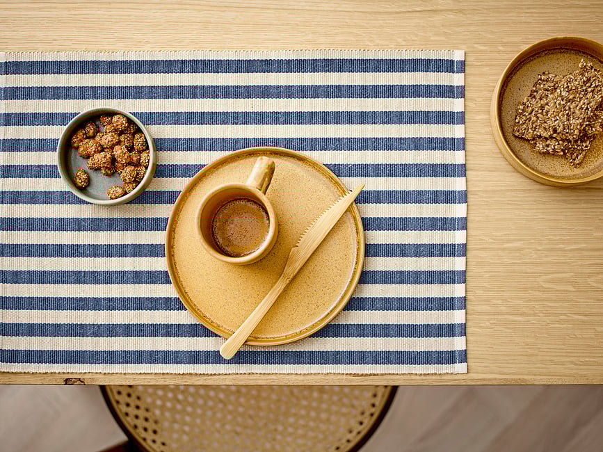 Statement Podmetači prugasti zeleni 33 x 48 cm 2 kom.