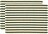 Statement Set de table à rayures, 33 x 48 cm, vert, Lot de 2