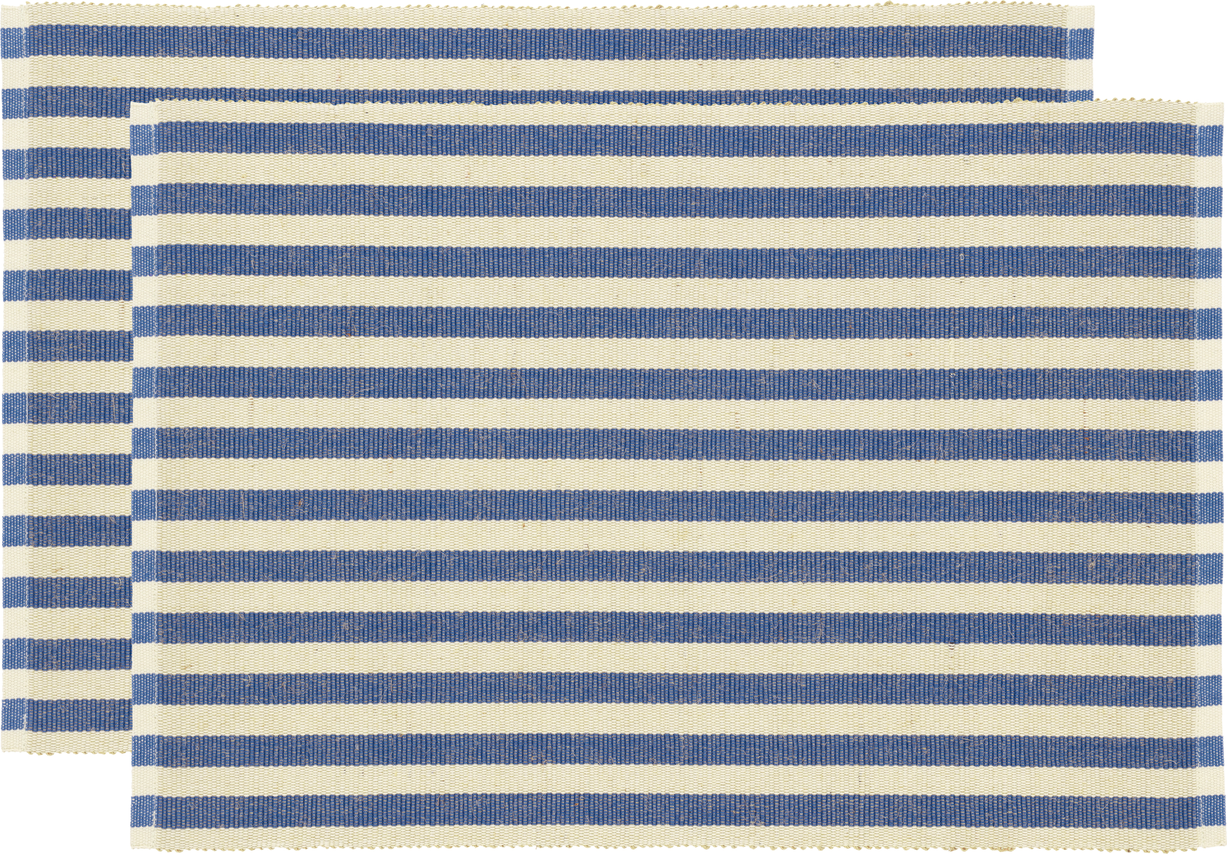 Statement Tischsets 33 x 48 cm gestreift blau 2 St.