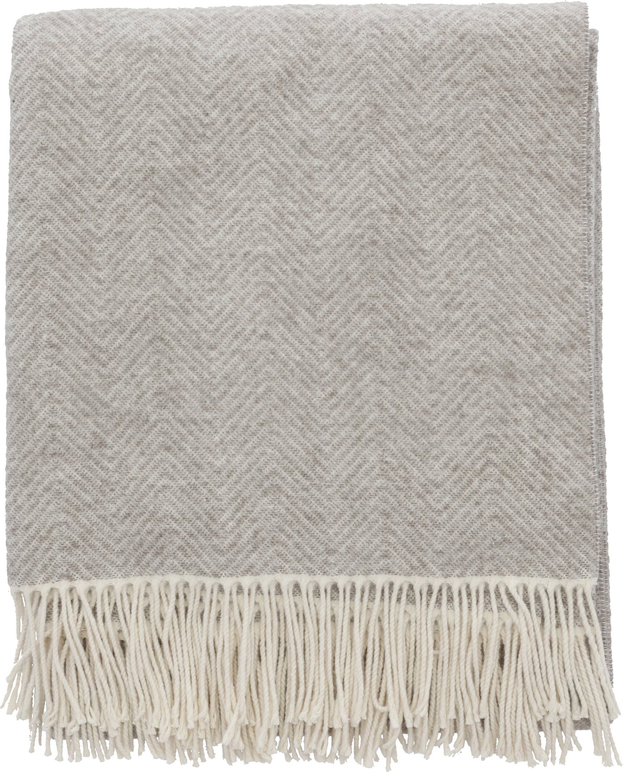 Stillness Decke 130 x 185 cm beige
