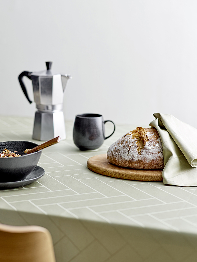 Tiles Damask Prt, 140 x 220 cm, svetlo zelen