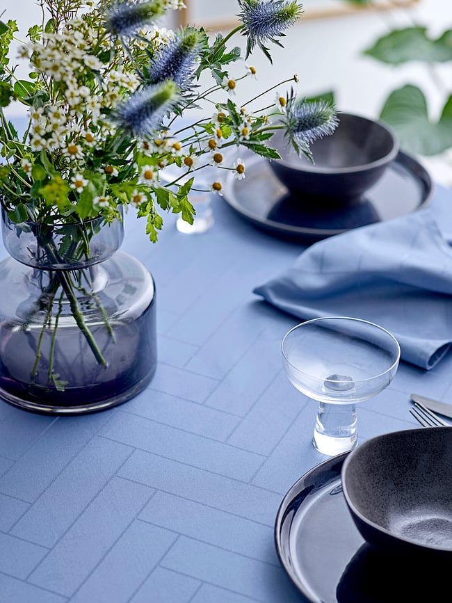 Tiles Damask Salvete indigo 4 kom.