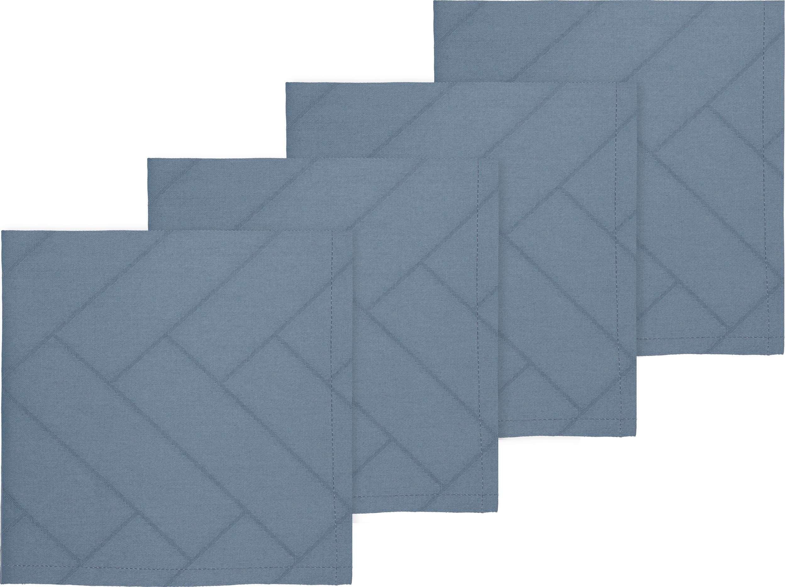 Tiles Damask Servietten himmelblau 4 St.