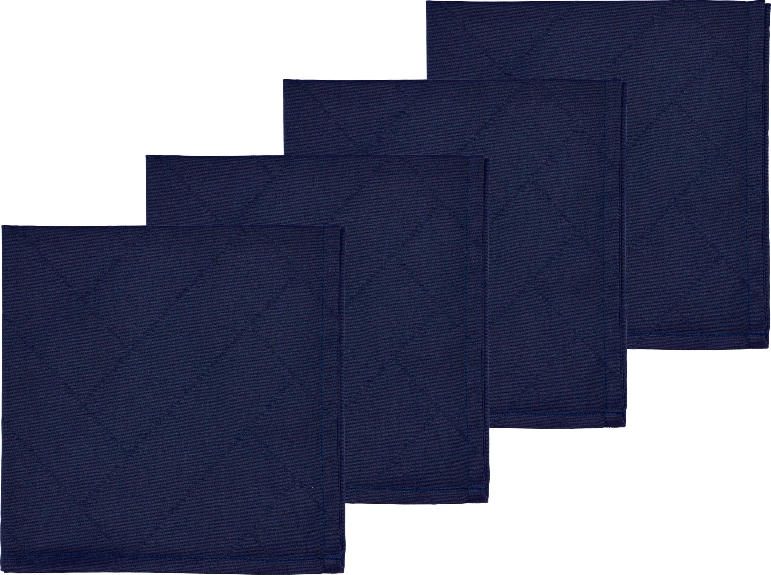 Tiles Damask Servietten Indigo 4 St.
