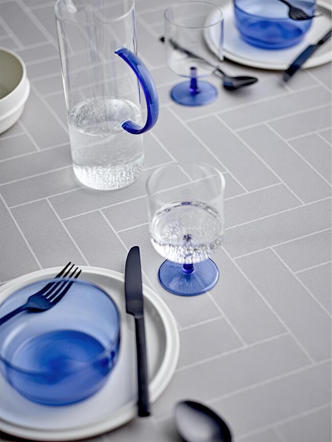 Tiles Damask Stolnjak 140 x 270 cm sivi