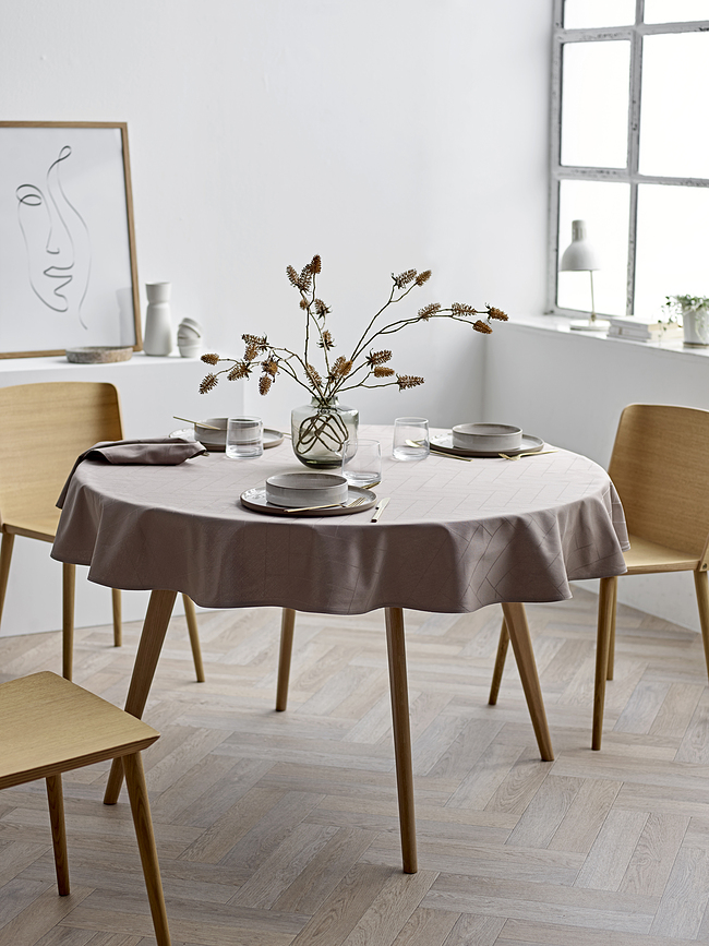 Tiles Damask Stolnjak okrugli 160 cm zeleni