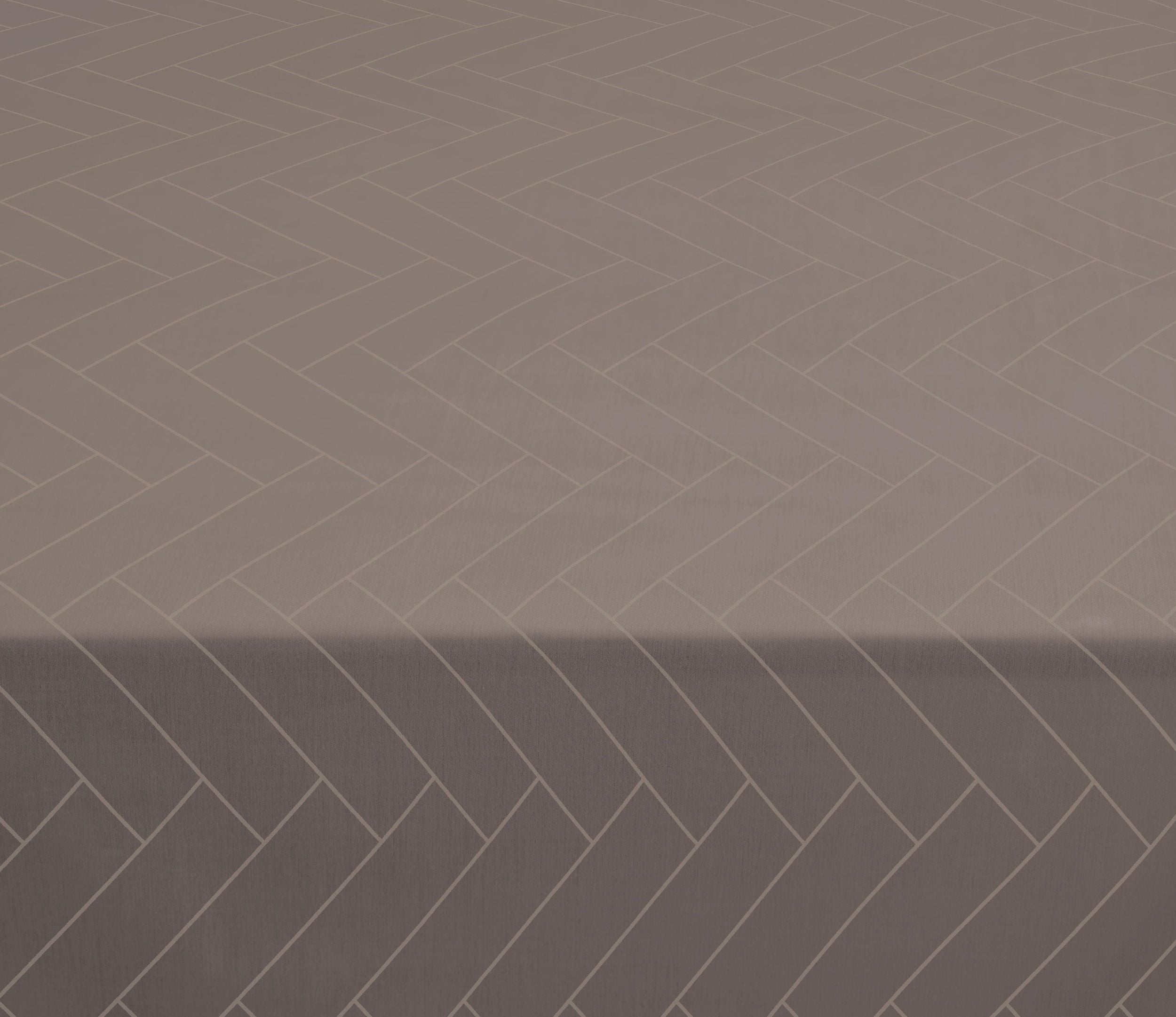 Tiles Damask Tischdecke 140 x 270 cm taupe