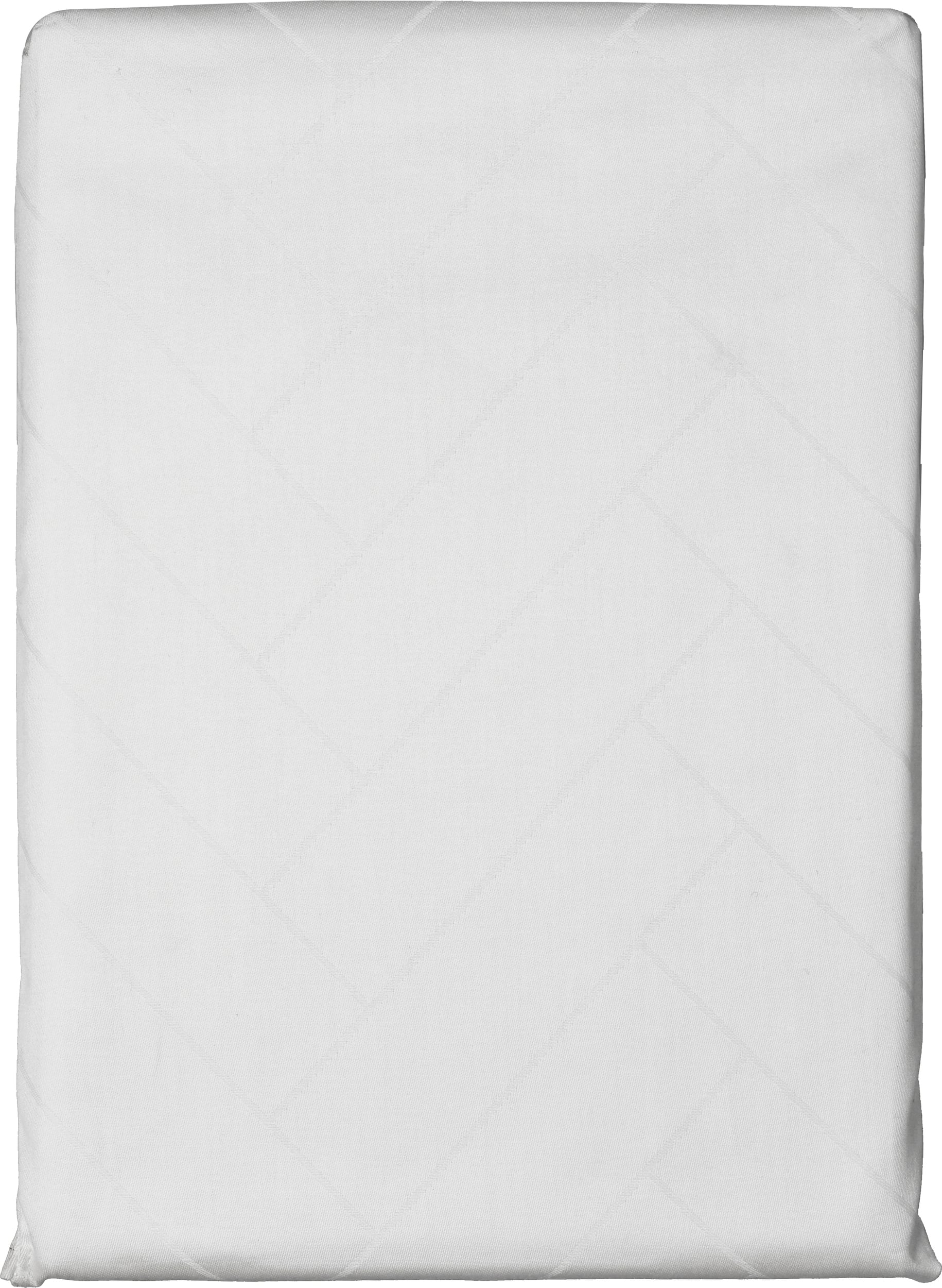 Tiles Damask Tischdecke 180 cm weiß