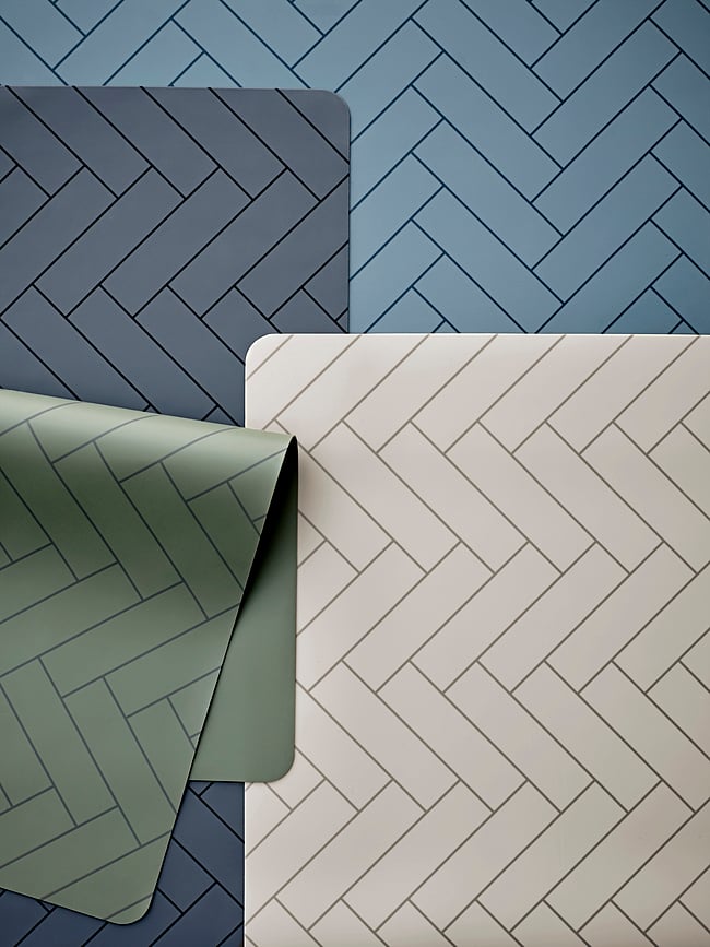 Tiles Podmetač 33 x 48 cm plavi