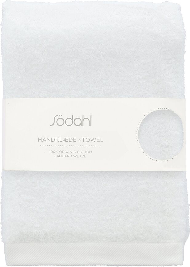 Toalla de algodón orgánico Comfort Organic II, 70 x 140 cm, blanca