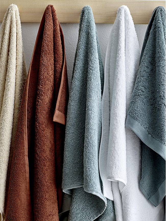 Toalla de algodón orgánico Comfort Organic II, 70 x 140 cm, gris claro