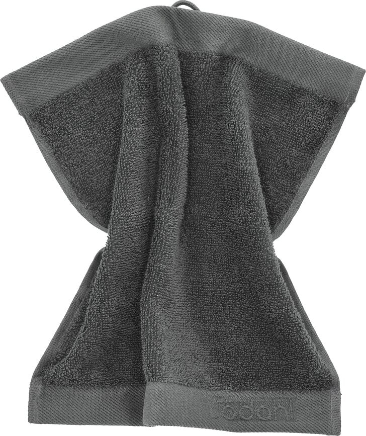 Toalla facial Comfort Organic II, 30 x 30 cm, antracita