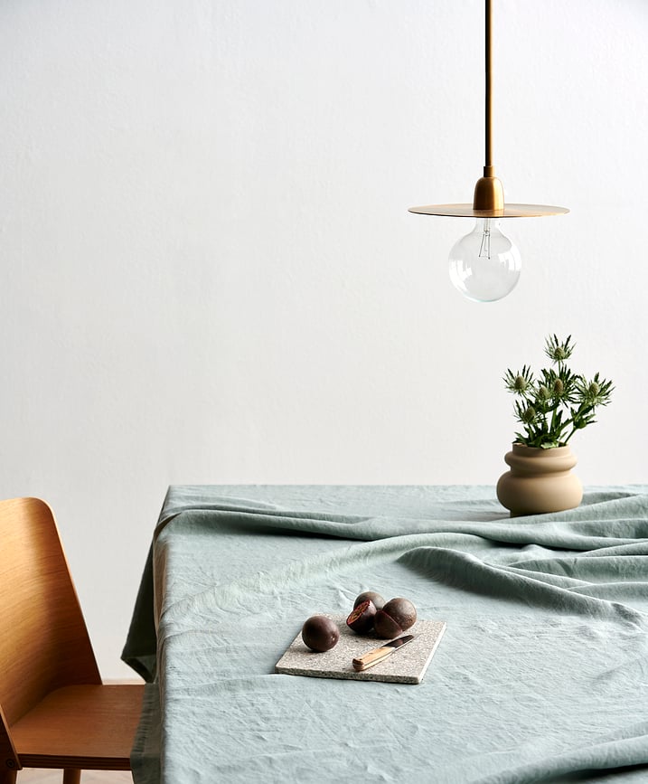 Ubrus Pure Linen 160 cm šalvějově zelená