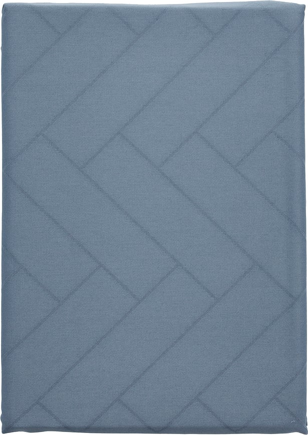 Ubrus Tiles Damask 140 x 270 cm modrý