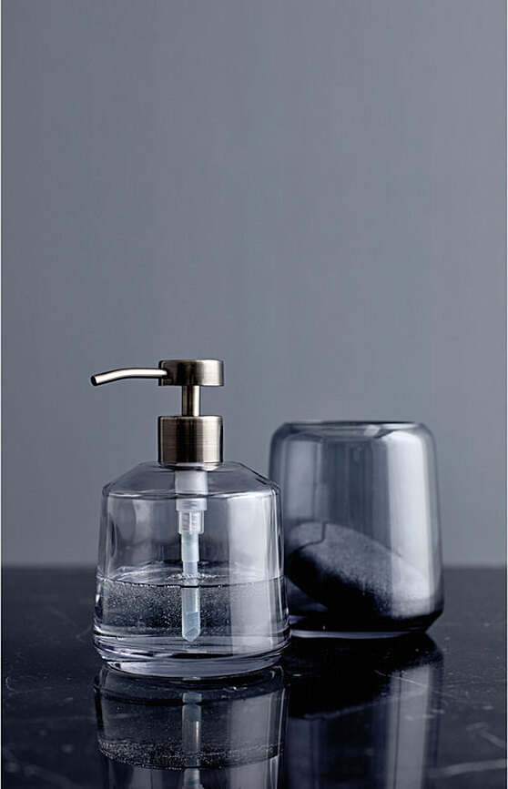 Portacepillos Vintage, ámbar