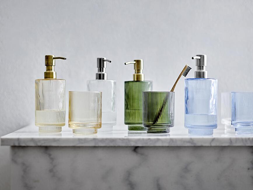 Portacepillos Clarity, verde oscuro