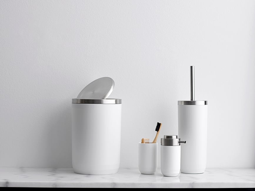 Vaso para cepillos de dientes Fragment, rosa empolvado